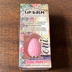 IONI Shea Butter Lip Balm Pink Mint 🍓 Strawberry Balm NIB